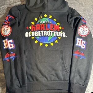 Harlem Globetrotters Black Hoodie Men’s Large NWOT